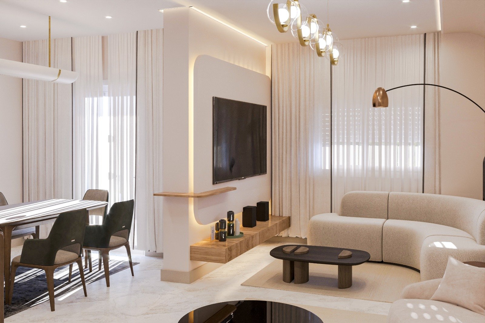 Fifth Settlement apartment interior view 2